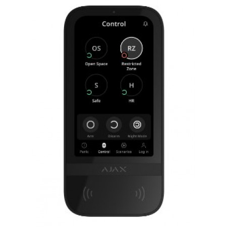 Ajax KeyPad TouchScreen (8EU) black Клавіатура